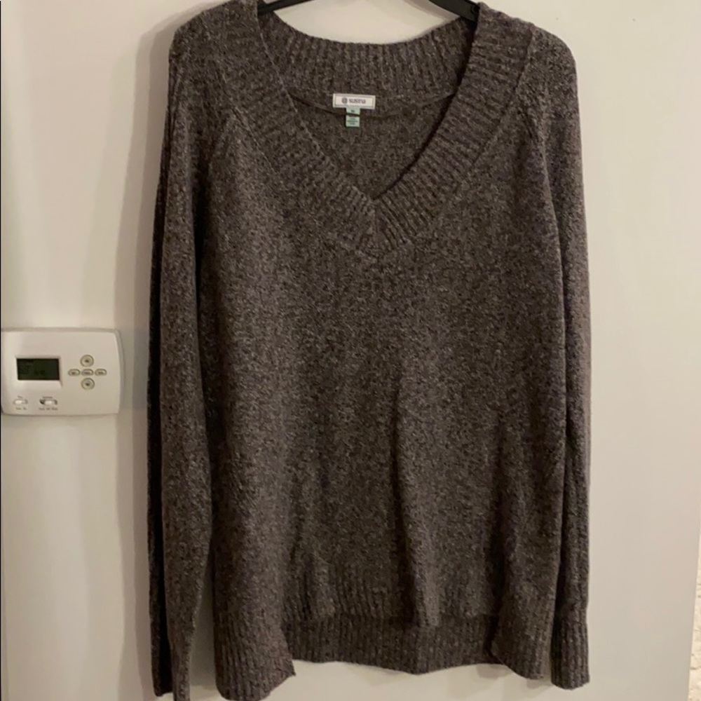 Grey Brown Sweater
